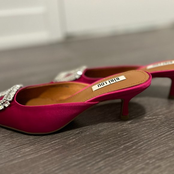 Bibi Lou Aoi Heels in Pink, Size US 6-6.5/EU 37 - Picture 4 of 9